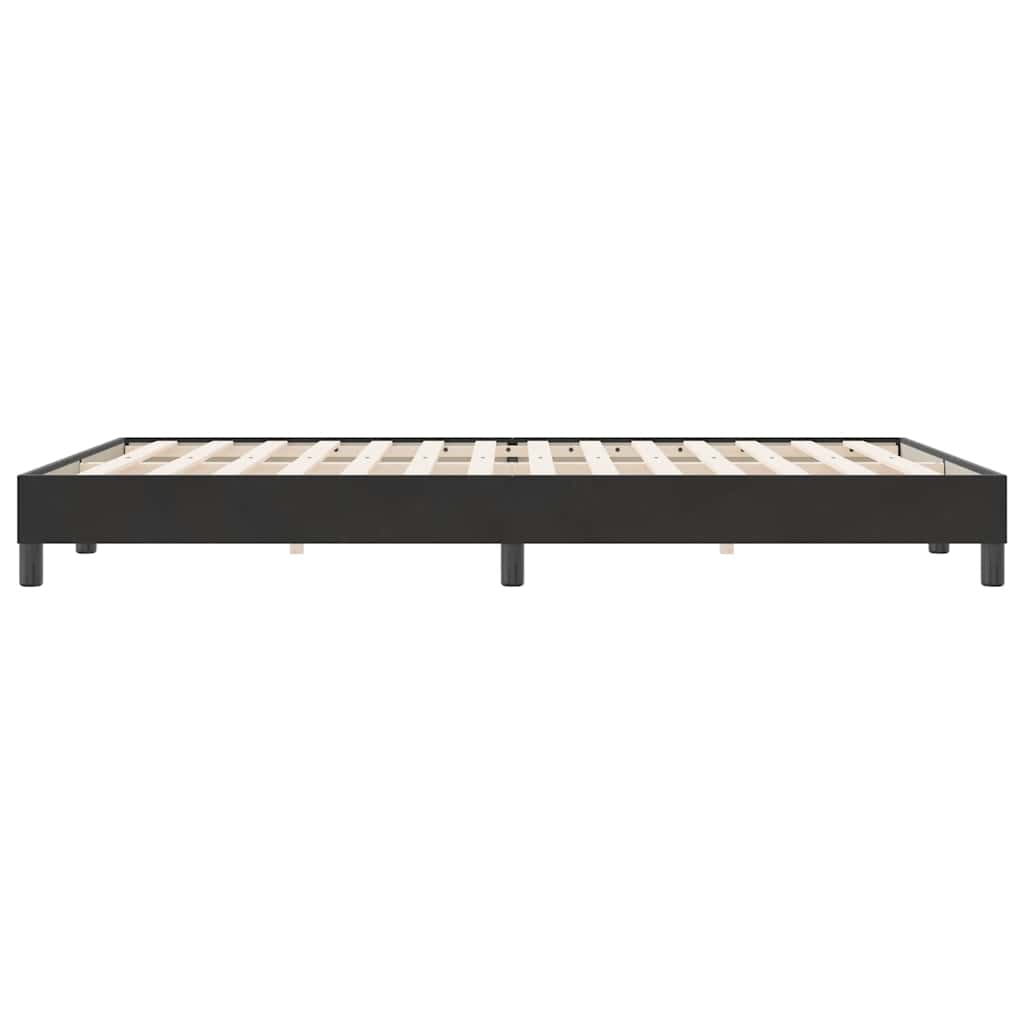 Bedframe zonder matras 160x220 cm fluweel zwart