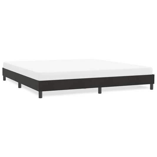 Bedframe zonder matras 180x220 cm fluweel zwart