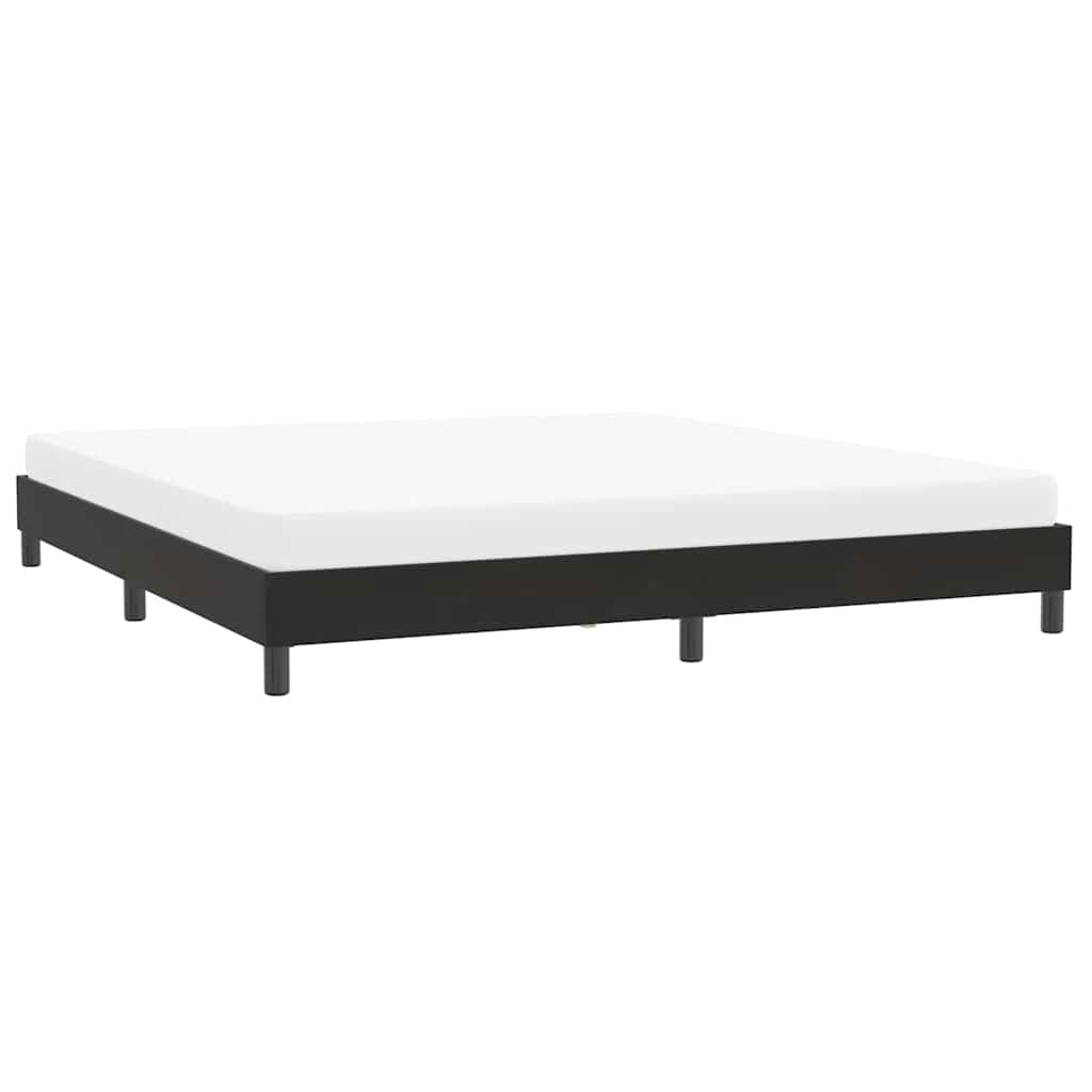 Bedframe zonder matras 200x220 cm fluweel zwart