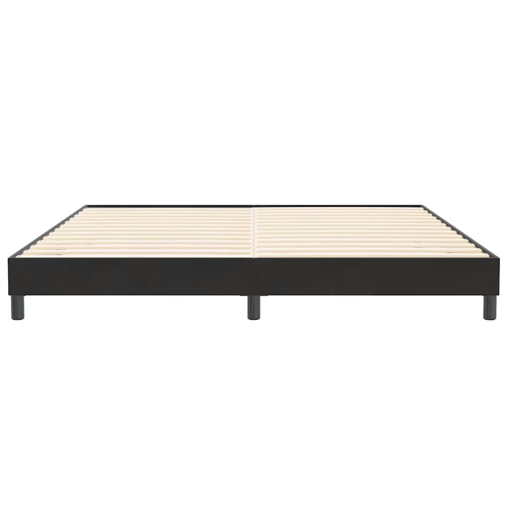 Bedframe zonder matras 200x220 cm fluweel zwart