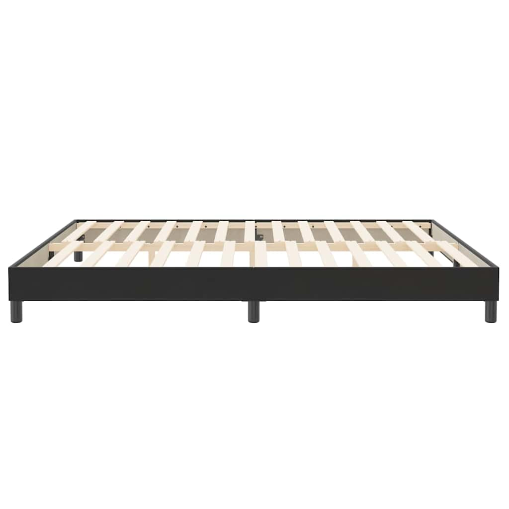 Bedframe zonder matras 200x220 cm fluweel zwart