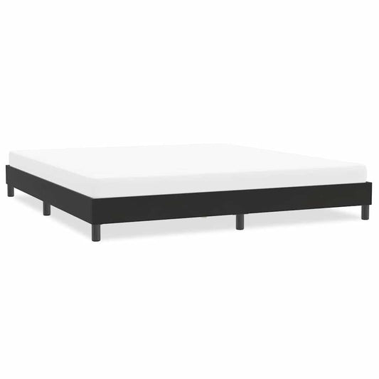 Bedframe zonder matras 200x220 cm fluweel zwart