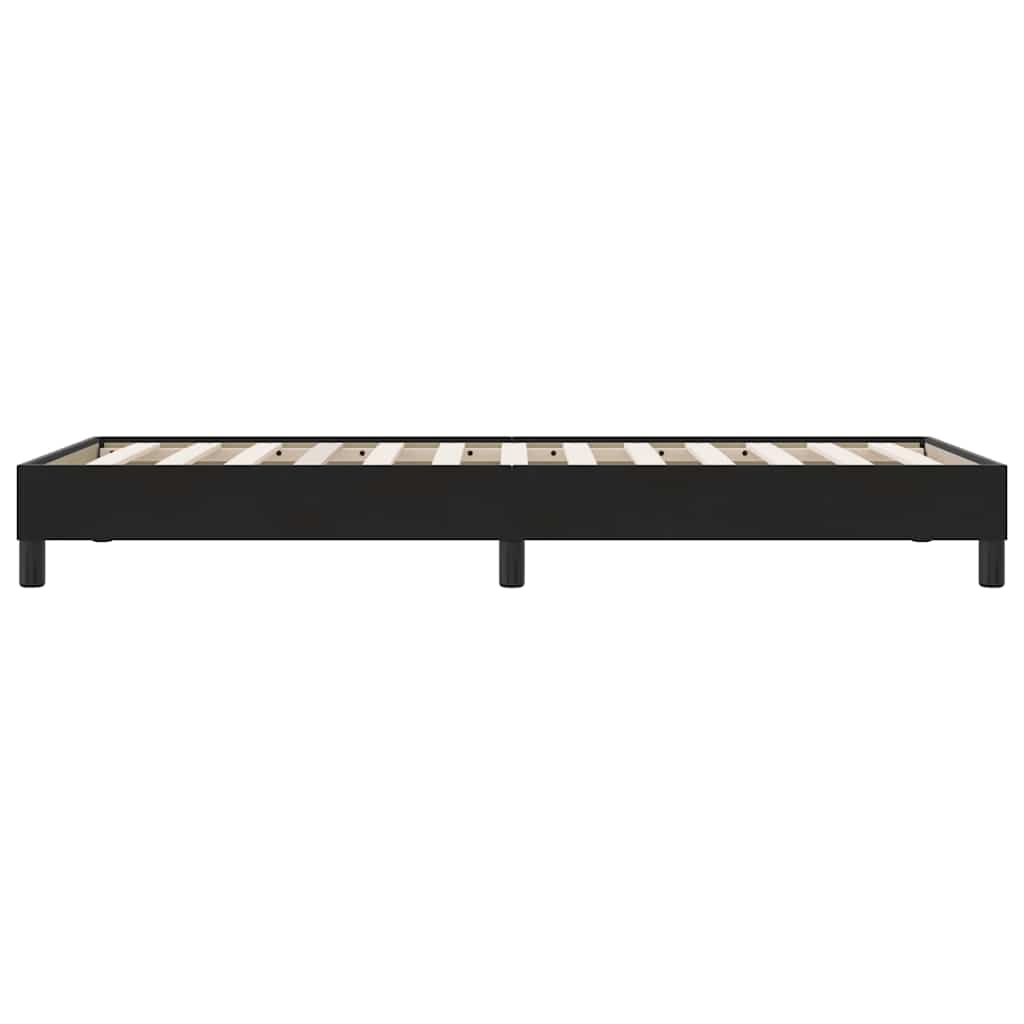 Boxspring zonder matras fluweel zwart 90x210 cm