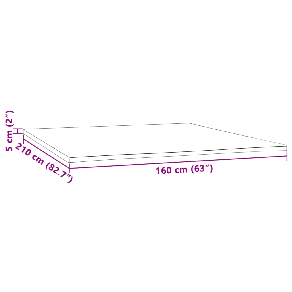 Matrastopper 160x210x5 cm