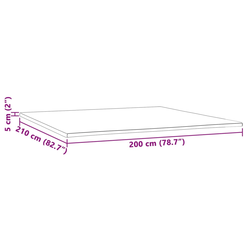 Matrastopper 200x210x5 cm