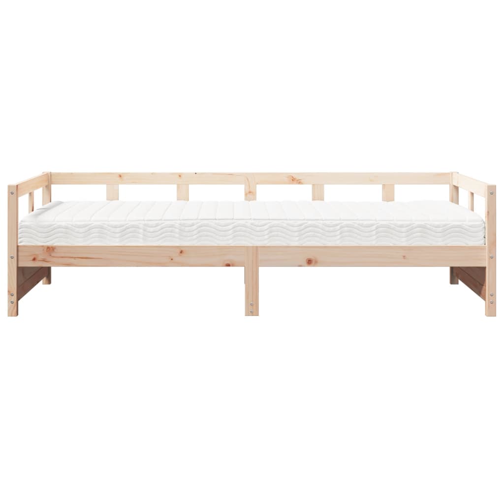 Slaapbank met matras 90x190 cm massief grenenhout Bedden & bedframes | Creëer jouw Trendy Thuis | Gratis bezorgd & Retour | Trendy.nl