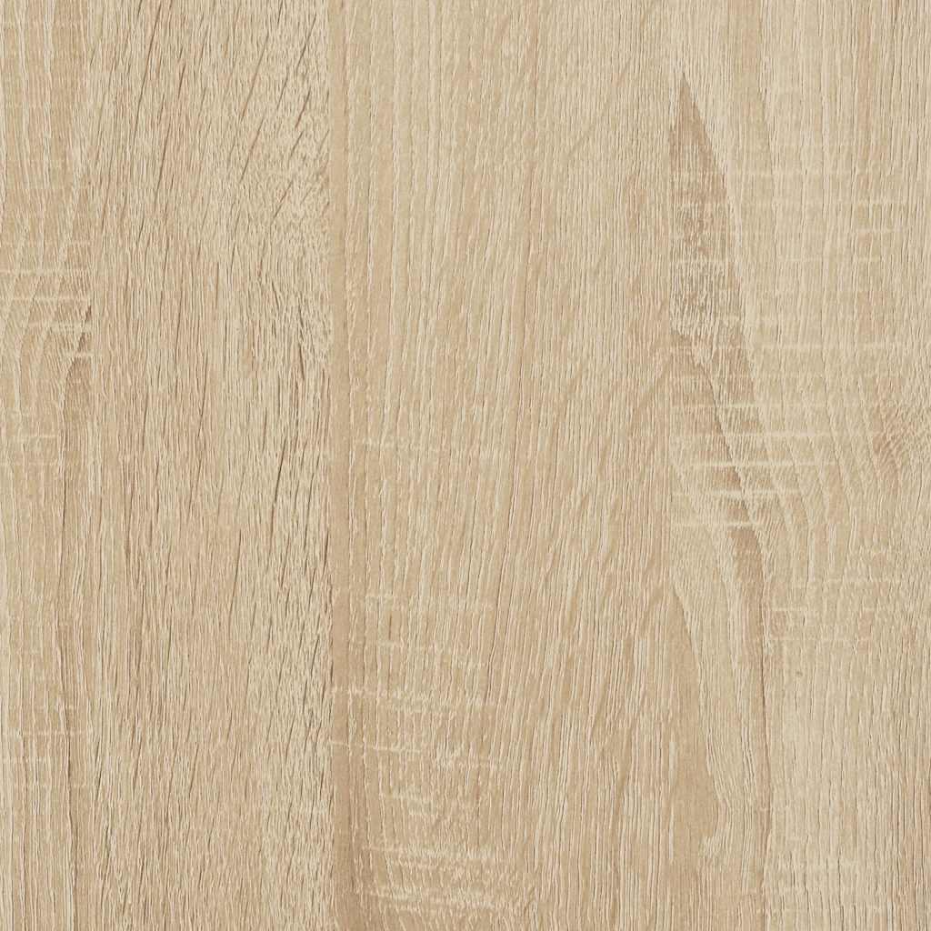 Kast met 2 lades 60x31x40 cm bewerkt hout sonoma eikenkleur