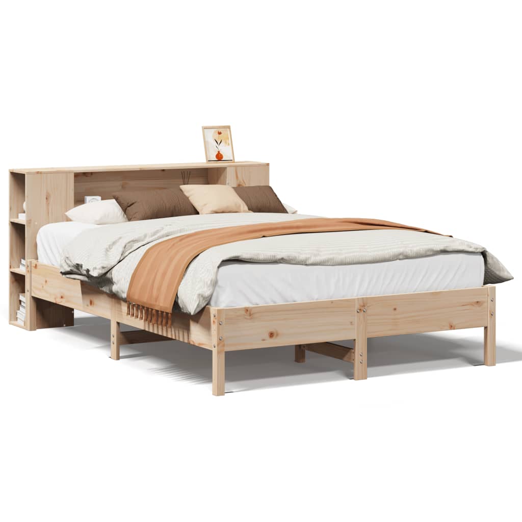 Bed met boekenkast zonder matras massief grenenhout 160x200 cm Bedden & bedframes | Creëer jouw Trendy Thuis | Gratis bezorgd & Retour | Trendy.nl