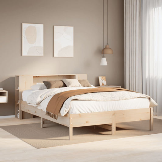 Bed met boekenkast zonder matras massief grenenhout 160x200 cm Bedden & bedframes | Creëer jouw Trendy Thuis | Gratis bezorgd & Retour | Trendy.nl