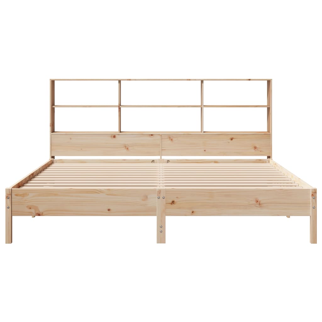 Bed met boekenkast zonder matras massief grenenhout 180x200 cm Bedden & bedframes | Creëer jouw Trendy Thuis | Gratis bezorgd & Retour | Trendy.nl