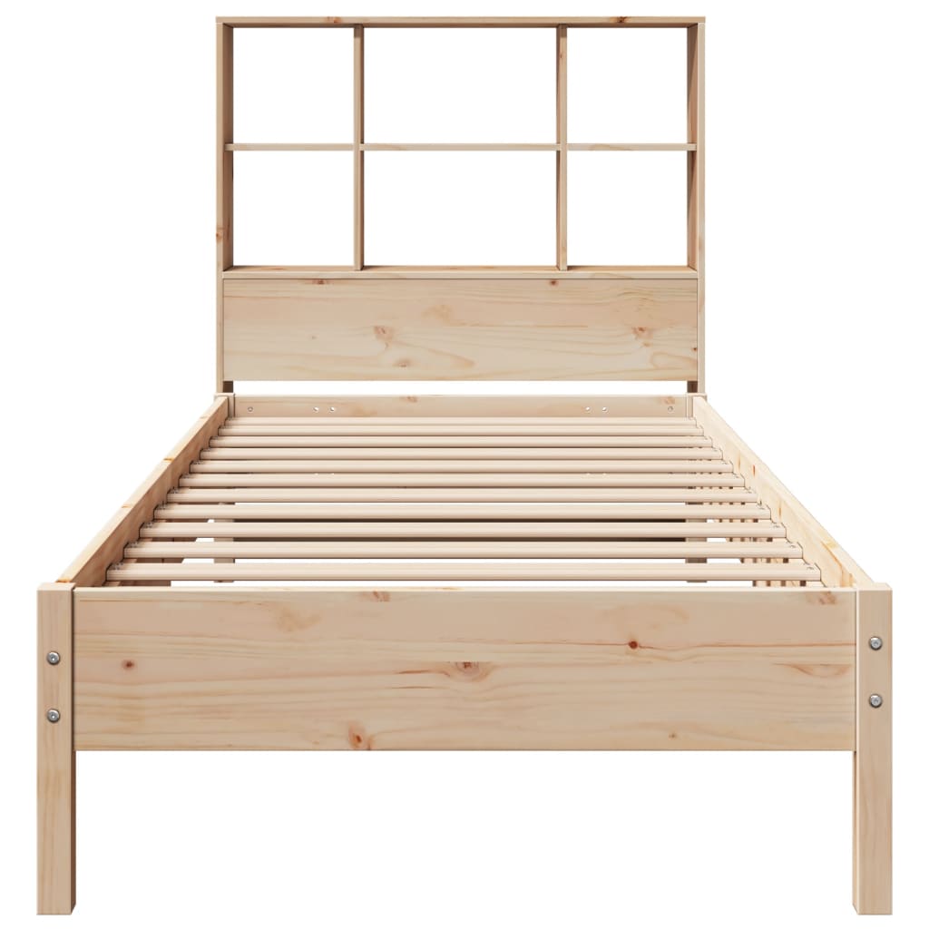 Bed met boekenkast zonder matras massief grenenhout 90x190 cm Bedden & bedframes | Creëer jouw Trendy Thuis | Gratis bezorgd & Retour | Trendy.nl