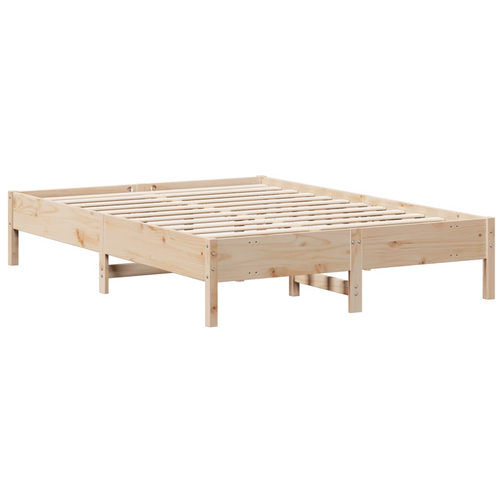 Bed met boekenkast zonder matras massief grenenhout 140x190 cm Bedden & bedframes | Creëer jouw Trendy Thuis | Gratis bezorgd & Retour | Trendy.nl