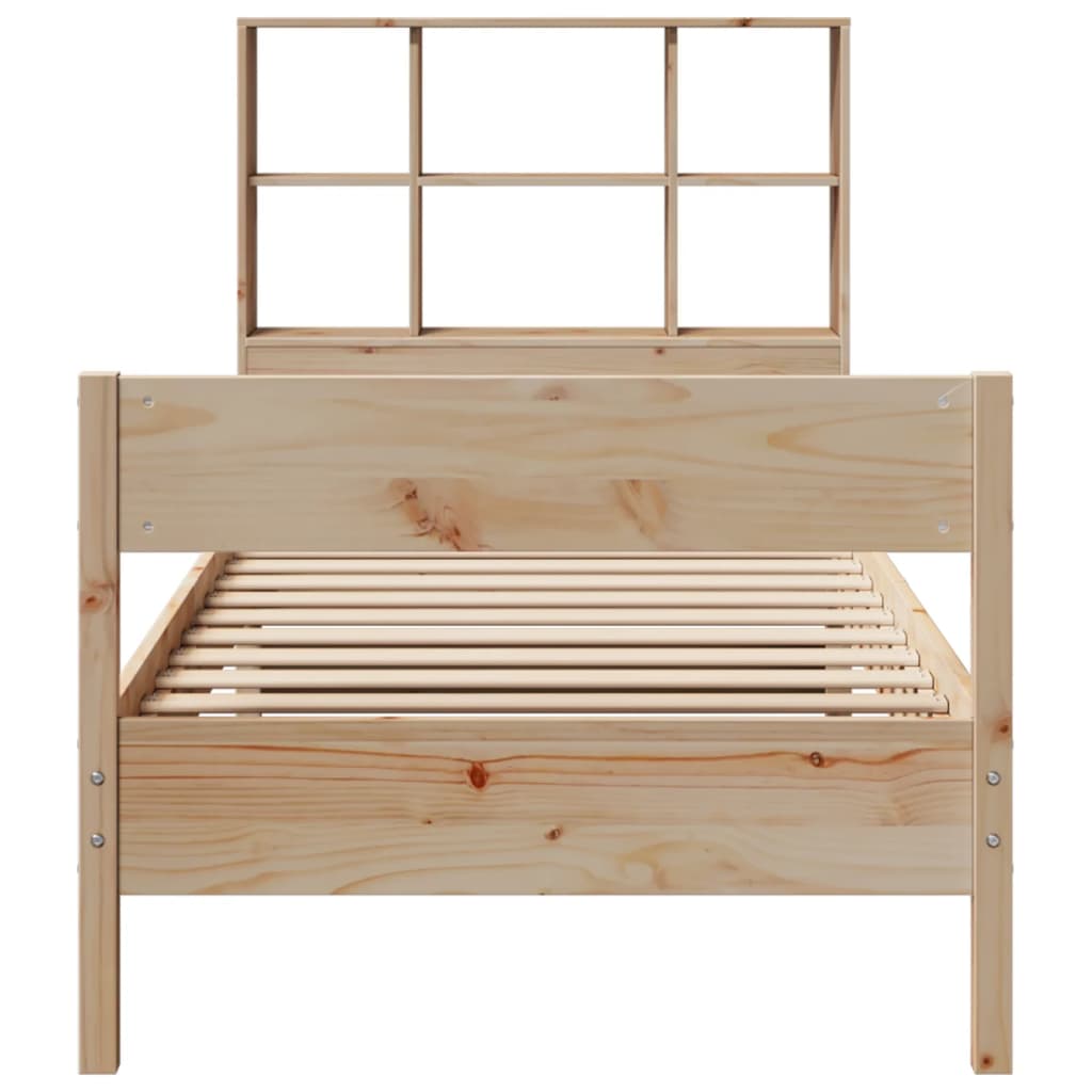 Bed met boekenkast zonder matras massief grenenhout 90x190 cm Bedden & bedframes | Creëer jouw Trendy Thuis | Gratis bezorgd & Retour | Trendy.nl