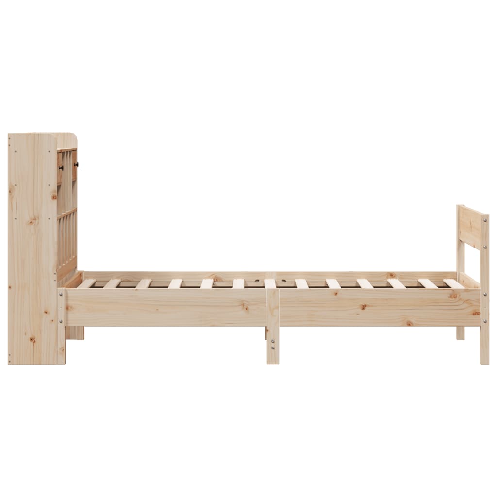 Bed met boekenkast zonder matras massief grenenhout 90x190 cm Bedden & bedframes | Creëer jouw Trendy Thuis | Gratis bezorgd & Retour | Trendy.nl