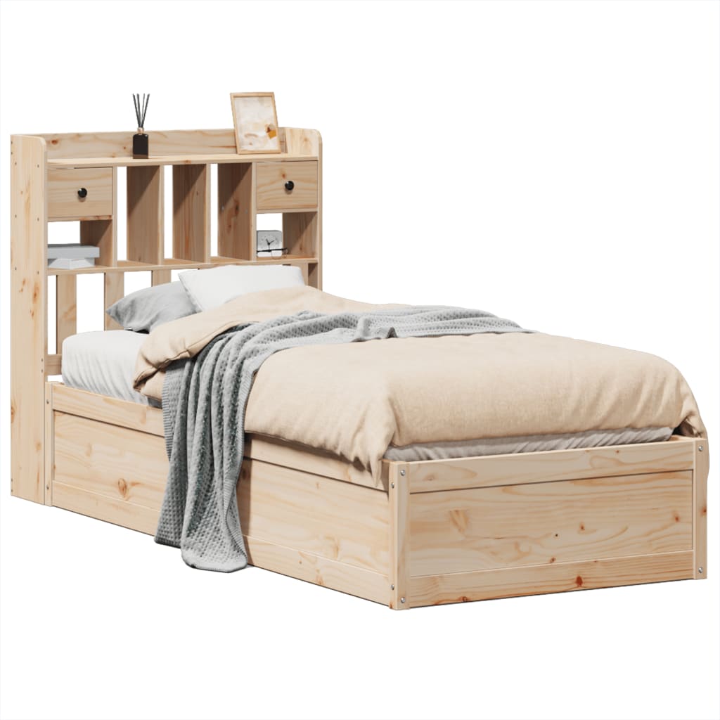 Bedframe zonder matras massief grenenhout 90x190 cm Bedden & bedframes | Creëer jouw Trendy Thuis | Gratis bezorgd & Retour | Trendy.nl