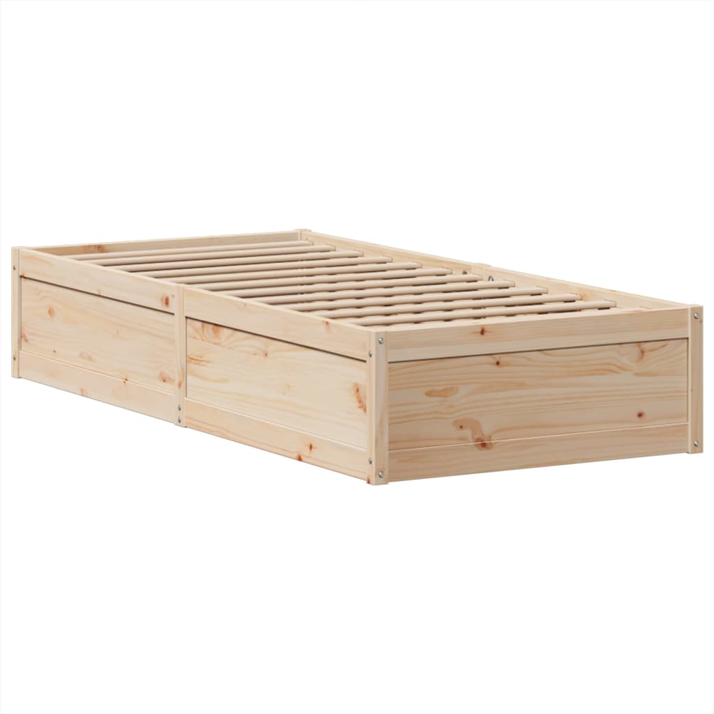 Bedframe zonder matras massief grenenhout 90x190 cm Bedden & bedframes | Creëer jouw Trendy Thuis | Gratis bezorgd & Retour | Trendy.nl