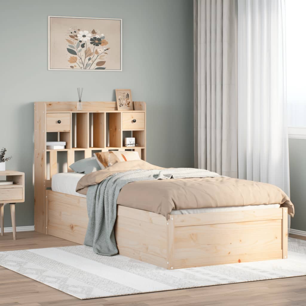 Bedframe zonder matras massief grenenhout 90x190 cm Bedden & bedframes | Creëer jouw Trendy Thuis | Gratis bezorgd & Retour | Trendy.nl