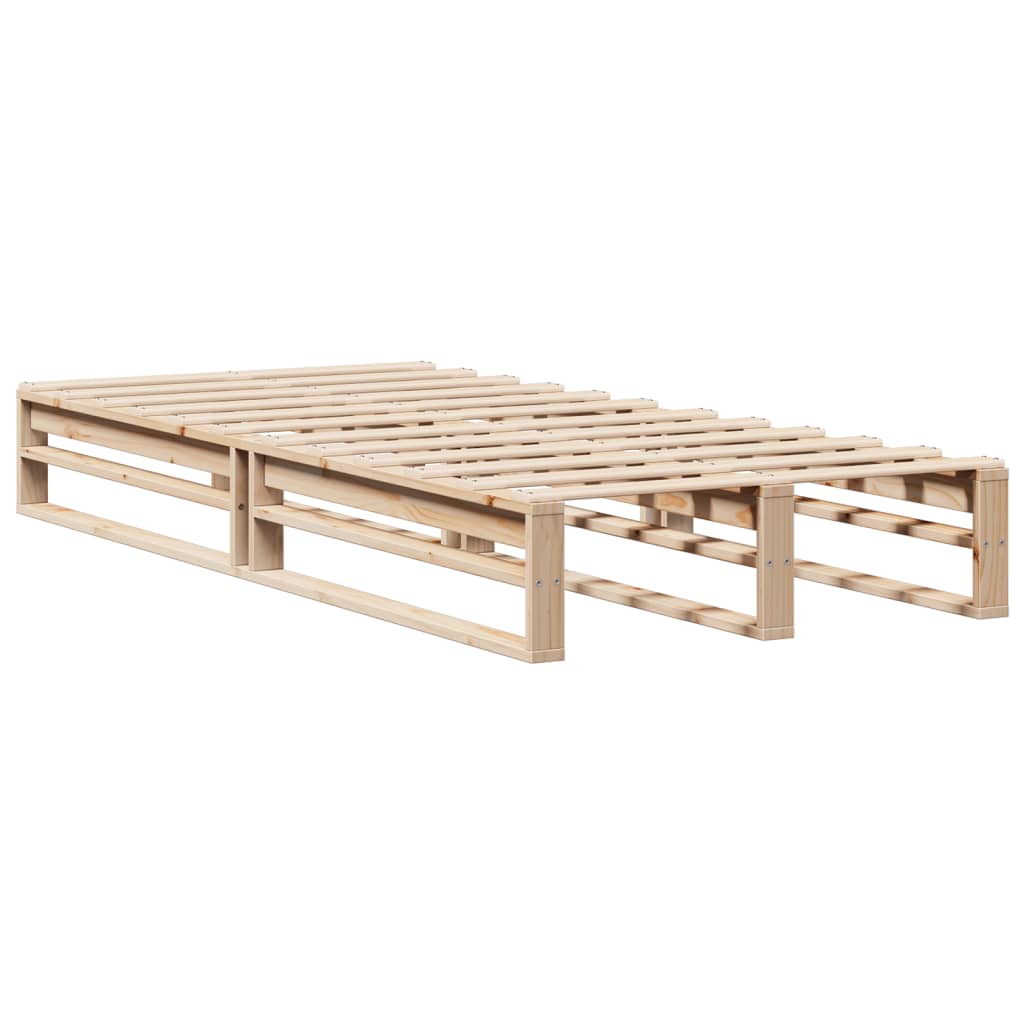 Bed met boekenkast zonder matras massief hout 90x190 cm Bedden & bedframes | Creëer jouw Trendy Thuis | Gratis bezorgd & Retour | Trendy.nl