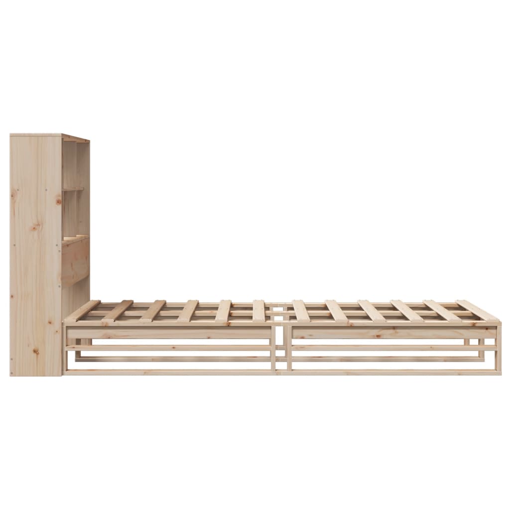 Bed met boekenkast zonder matras massief hout 90x190 cm Bedden & bedframes | Creëer jouw Trendy Thuis | Gratis bezorgd & Retour | Trendy.nl