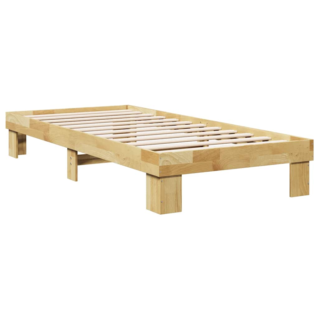 Bedframe zonder matras 100x200 cm massief hout eiken