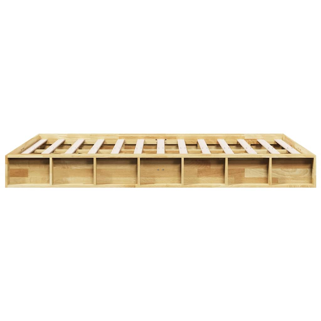 Bedframe zonder matras 120x200 cm massief hout eiken