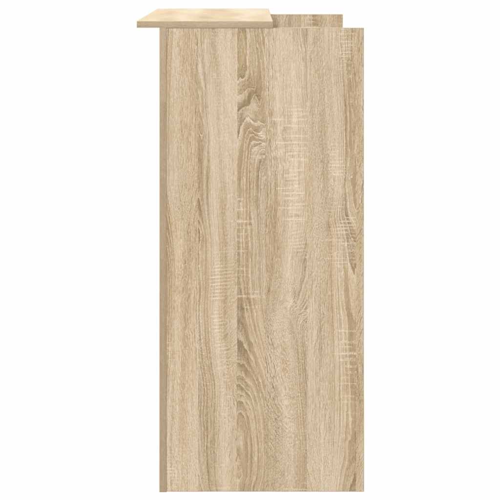 Receptiebalie 100x50x103,5 cm bewerkt hout sonoma eikenkleurig