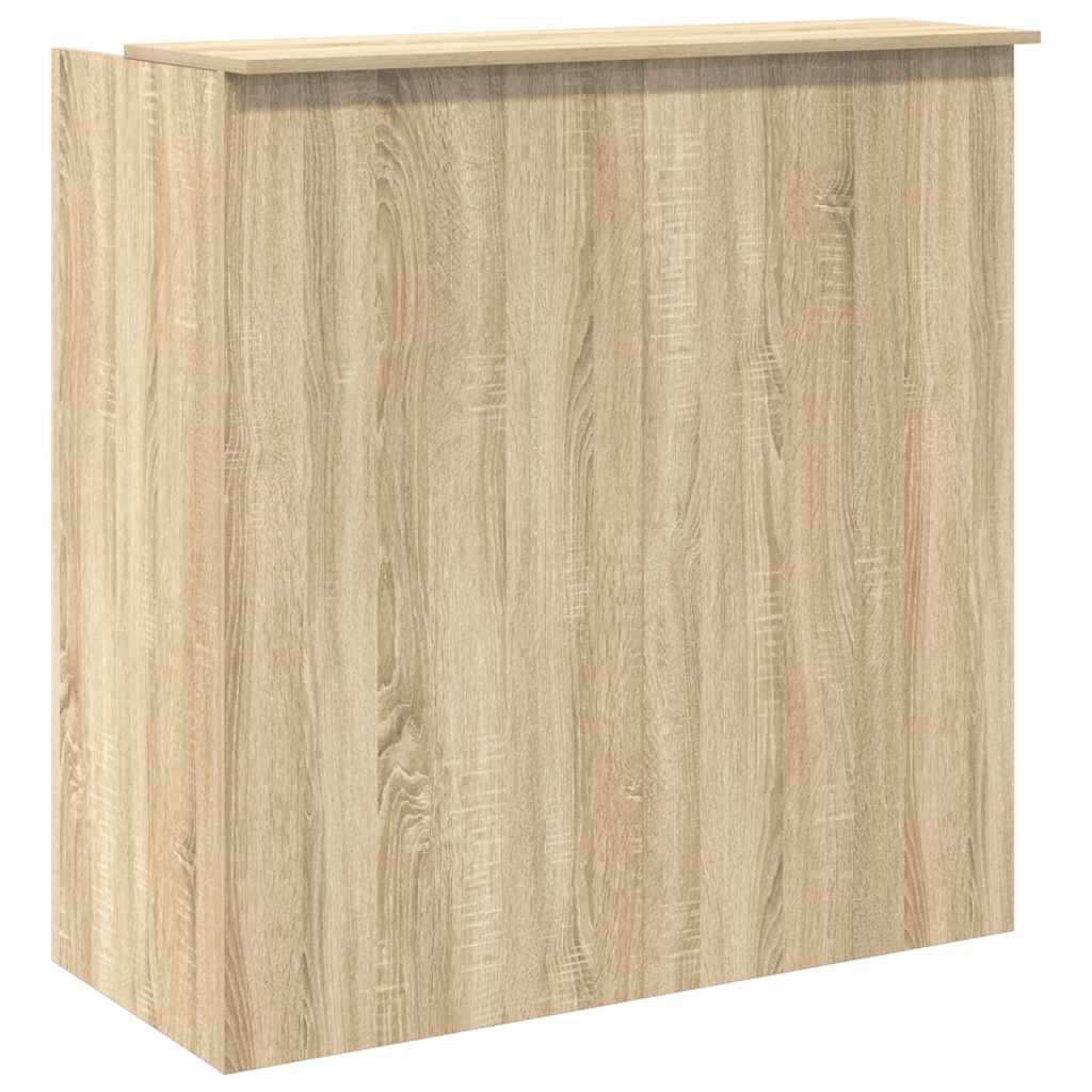 Receptiebalie 100x50x103,5 cm bewerkt hout sonoma eikenkleurig