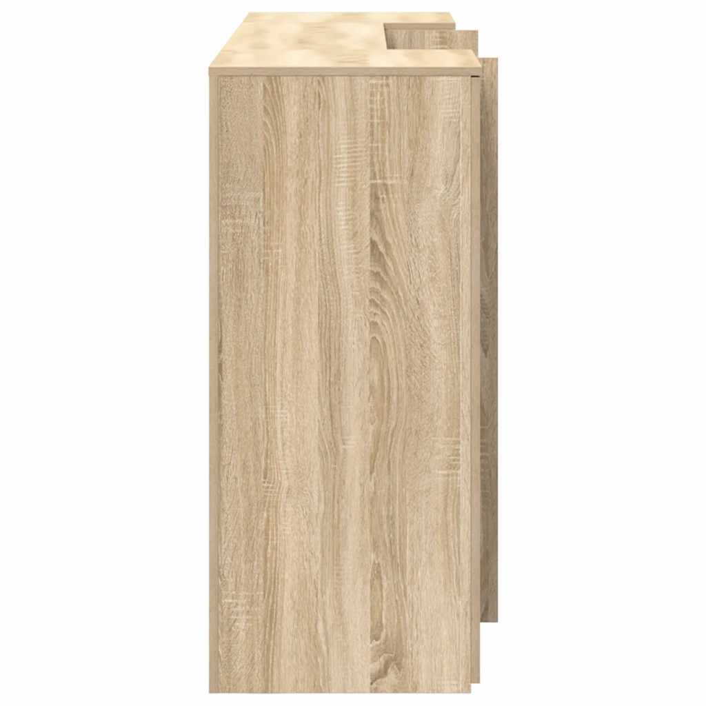 Receptiebalie 200x50x103,5 cm bewerkt hout sonoma eikenkleurig