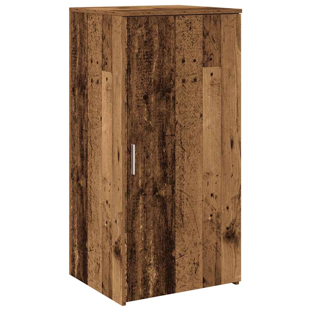 Receptiebalie 200x50x103,5 cm bewerkt hout oud houtkleurig