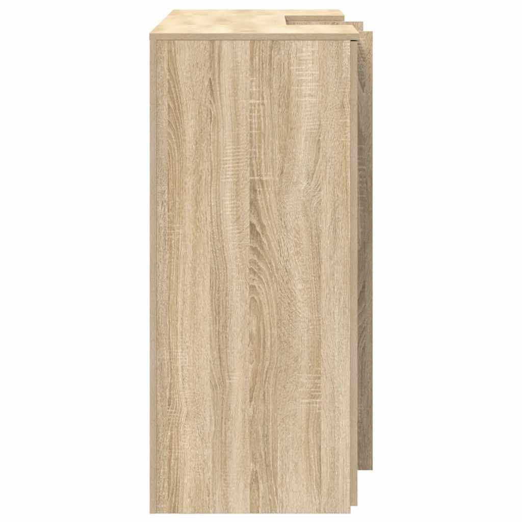 Receptiebalie 135x50x103,5 cm bewerkt hout sonoma eikenkleurig