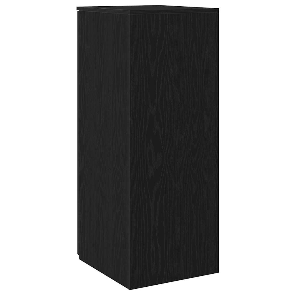 Opbergkast 40x45x103,5 cm bewerkt hout zwart