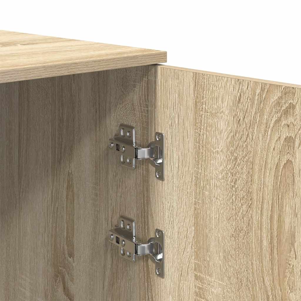 Opbergkast 40x45x103,5 cm bewerkt hout sonoma eikenkleurig