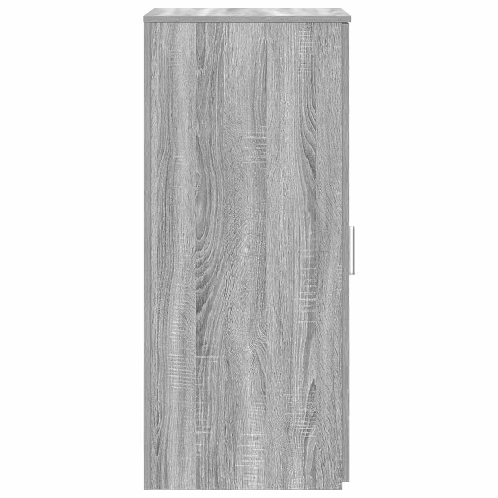 Opbergkast 40x45x103,5 cm bewerkt hout grijs sonoma eikenkleur