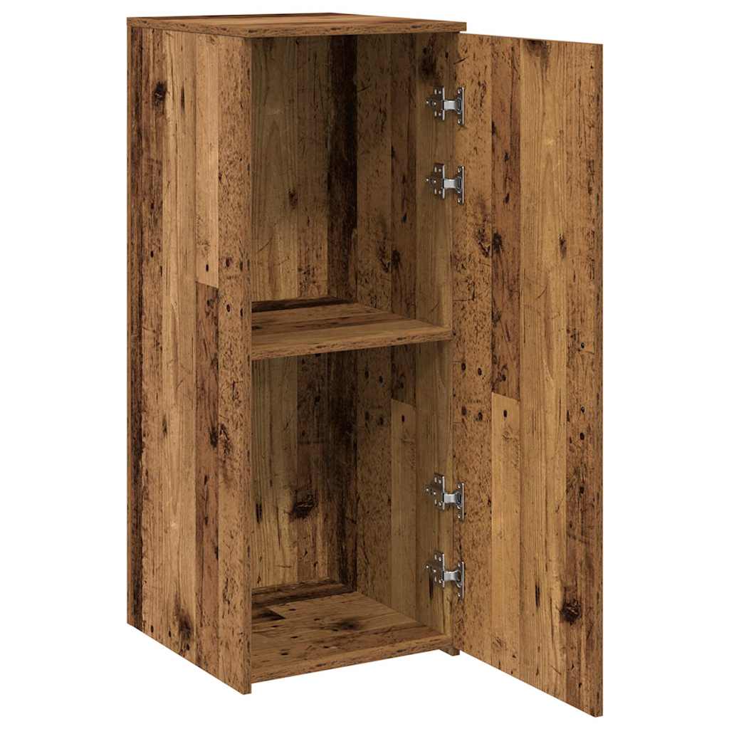 Opbergkast 40x45x103,5 cm bewerkt hout oud houtkleurig