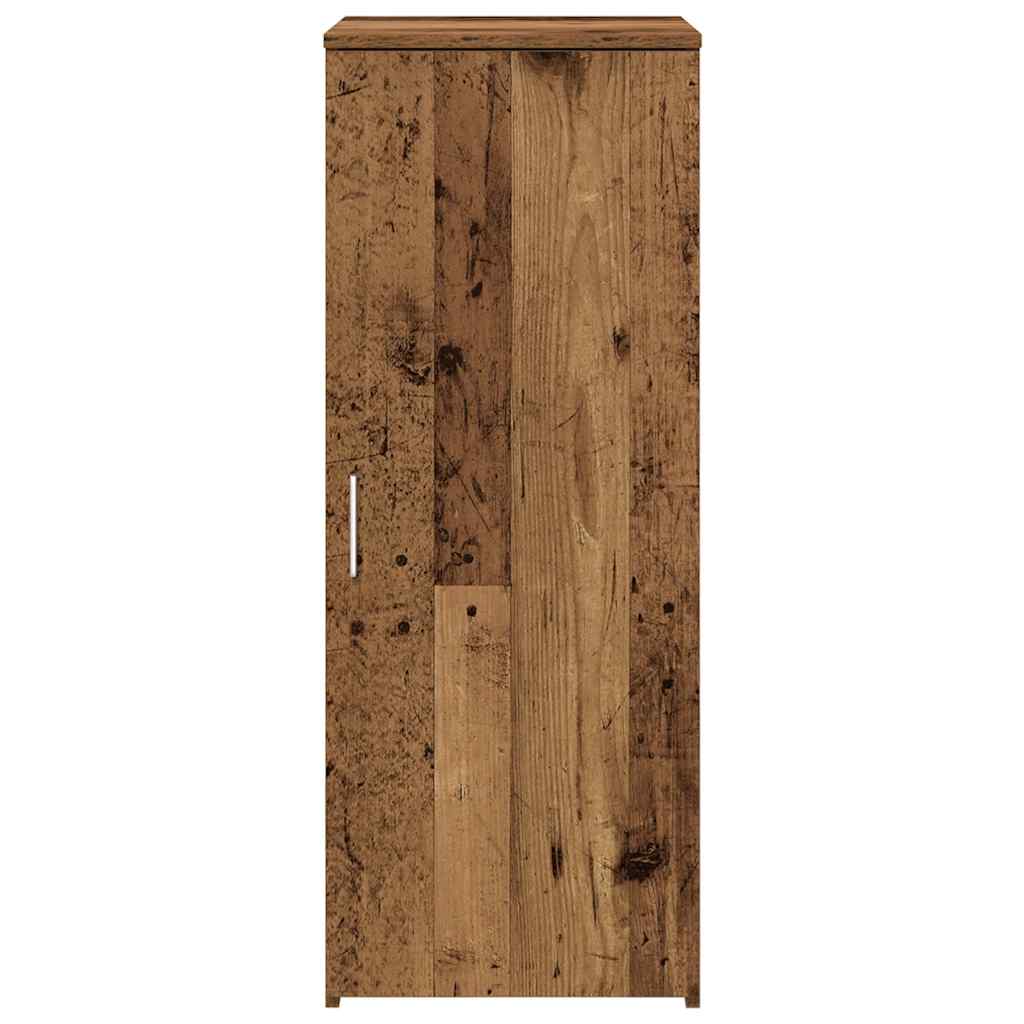 Opbergkast 40x45x103,5 cm bewerkt hout oud houtkleurig