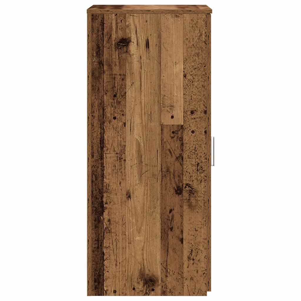 Opbergkast 40x45x103,5 cm bewerkt hout oud houtkleurig