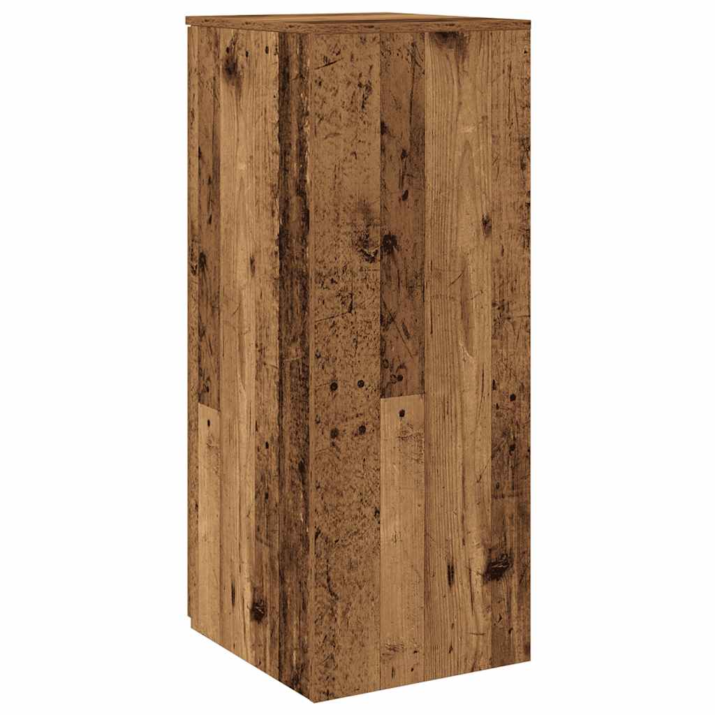 Opbergkast 40x45x103,5 cm bewerkt hout oud houtkleurig