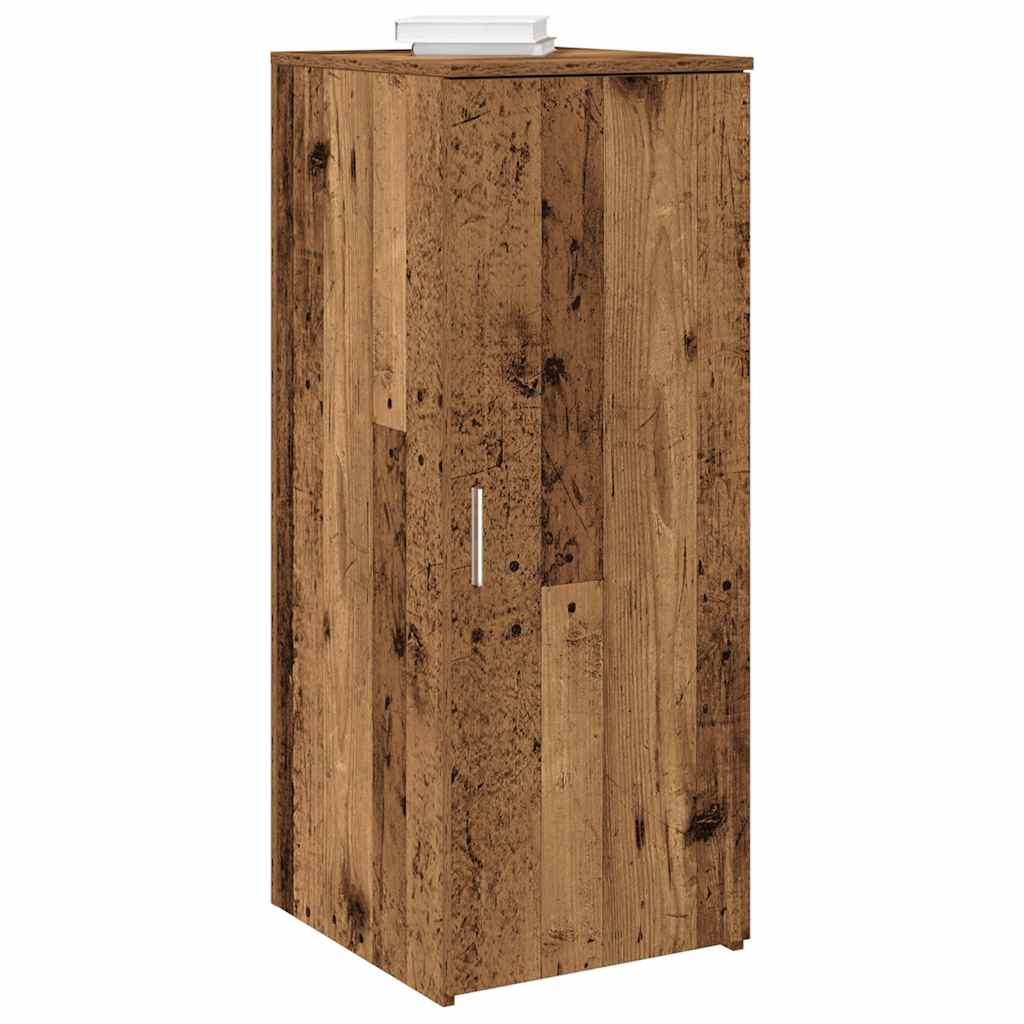 Opbergkast 40x45x103,5 cm bewerkt hout oud houtkleurig