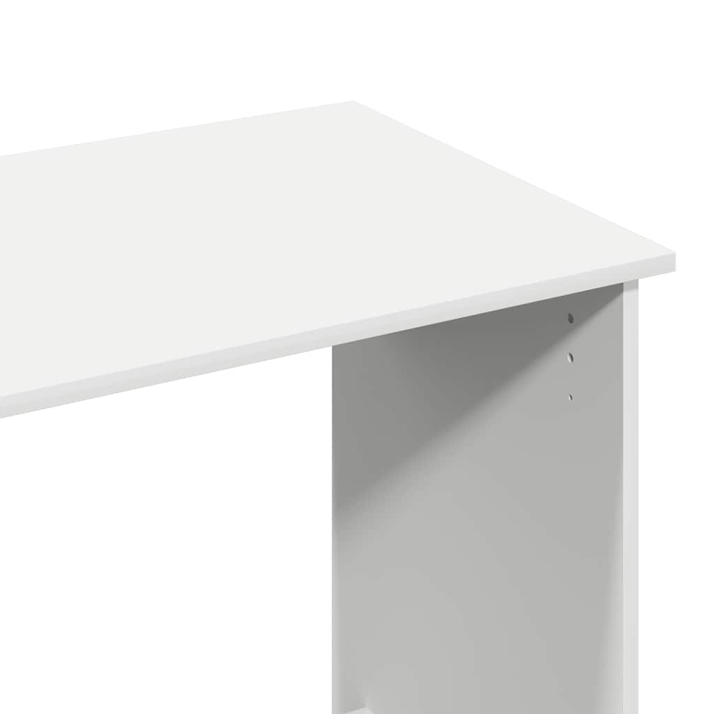 Bureau 80x40x75 cm bewerkt hout wit