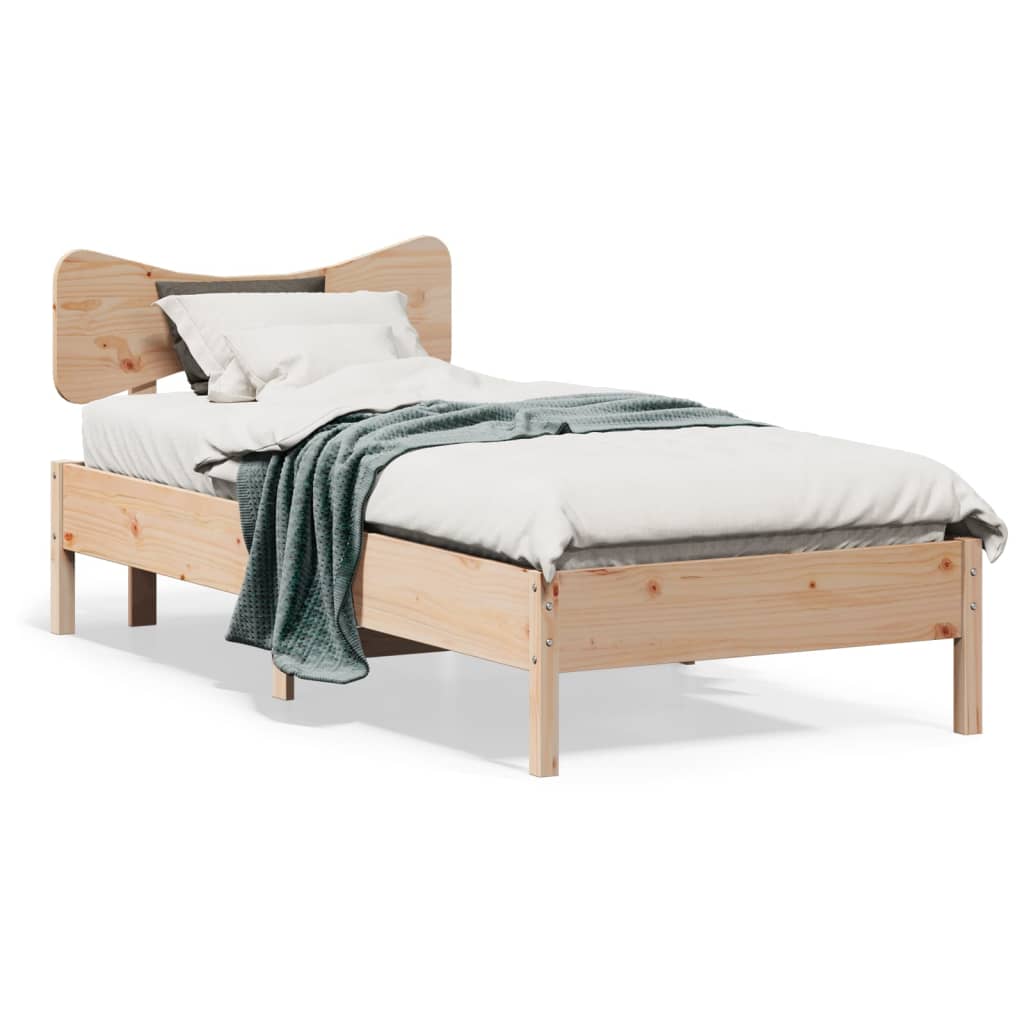 Bedframe zonder matras massief grenenhout 90x200 cm Bedden & bedframes | Creëer jouw Trendy Thuis | Gratis bezorgd & Retour | Trendy.nl