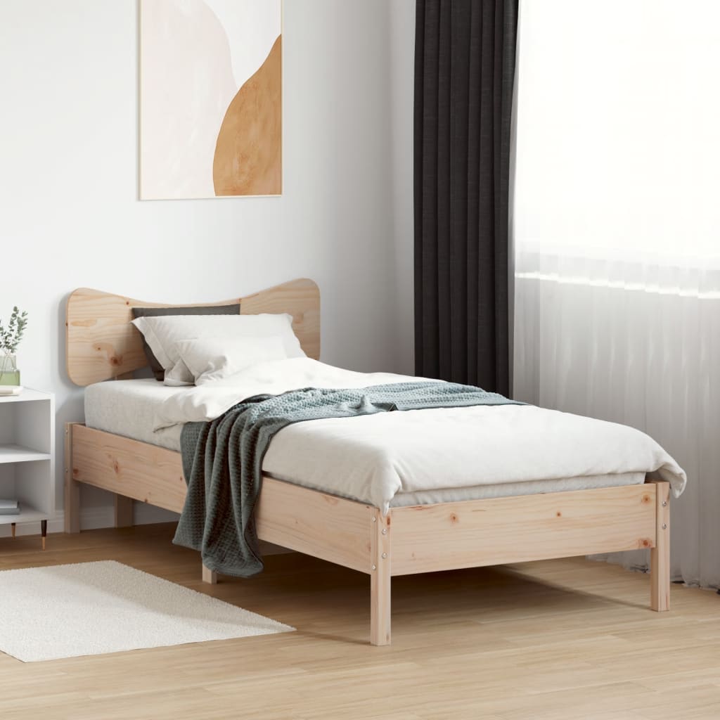 Bedframe zonder matras massief grenenhout 90x190 cm Bedden & bedframes | Creëer jouw Trendy Thuis | Gratis bezorgd & Retour | Trendy.nl