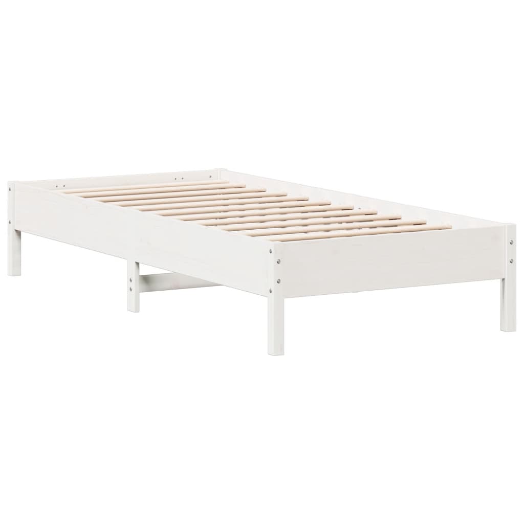 Bedframe zonder matras massief grenenhout wit 90x190 cm Bedden & bedframes | Creëer jouw Trendy Thuis | Gratis bezorgd & Retour | Trendy.nl