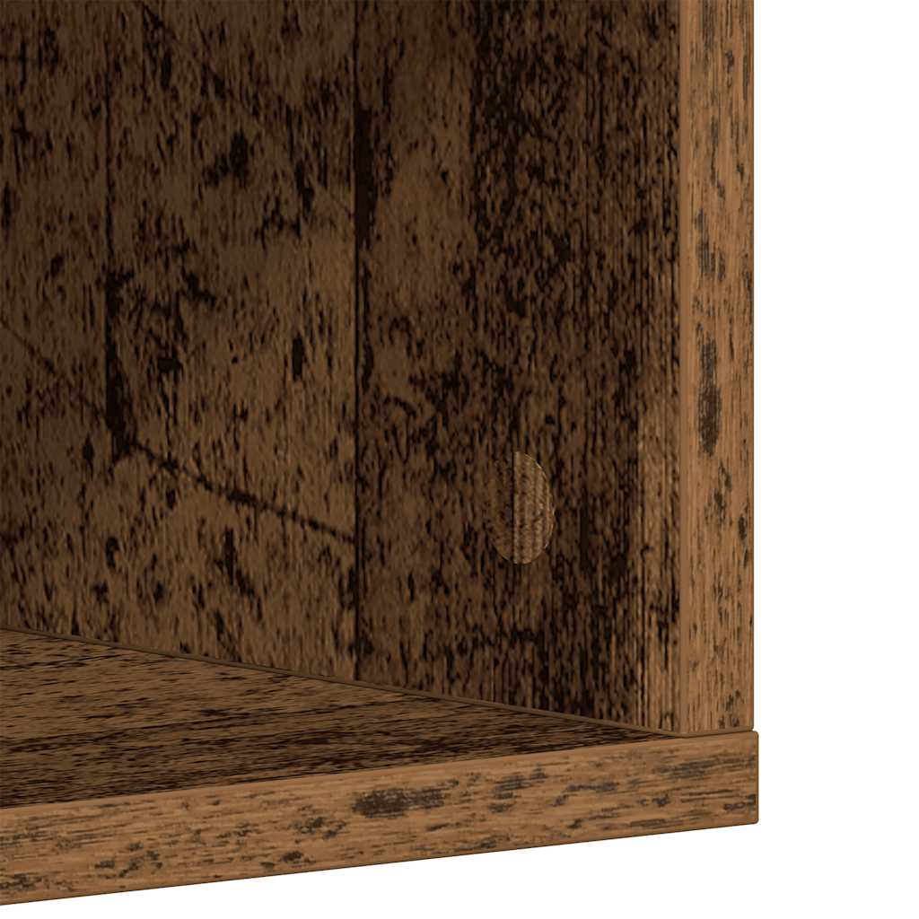 Schoenenkast 54x34x183 cm spaanplaat oud hout