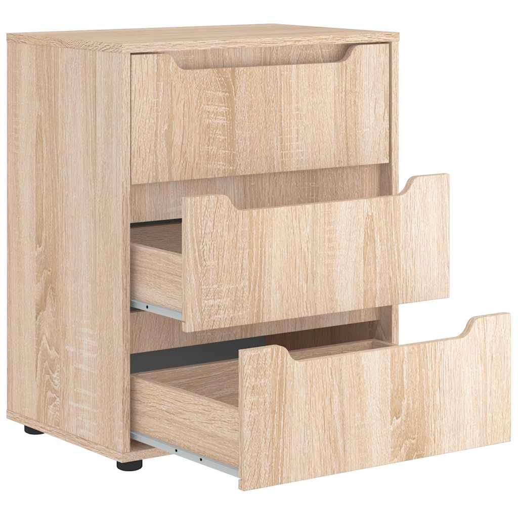 Dressoir VISNES 60x40x73 cm spaanplaat sonoma eikenkleurig