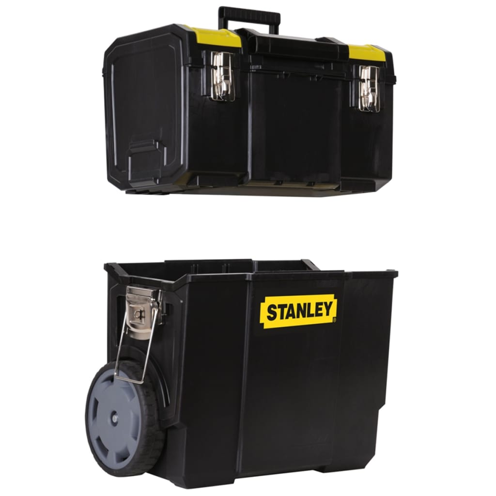 Stanley mobiele gereedschapswagen kunststof zwart 1-70-326 Gereedschapskasten | Creëer jouw Trendy Thuis | Gratis bezorgd & Retour | Trendy.nl