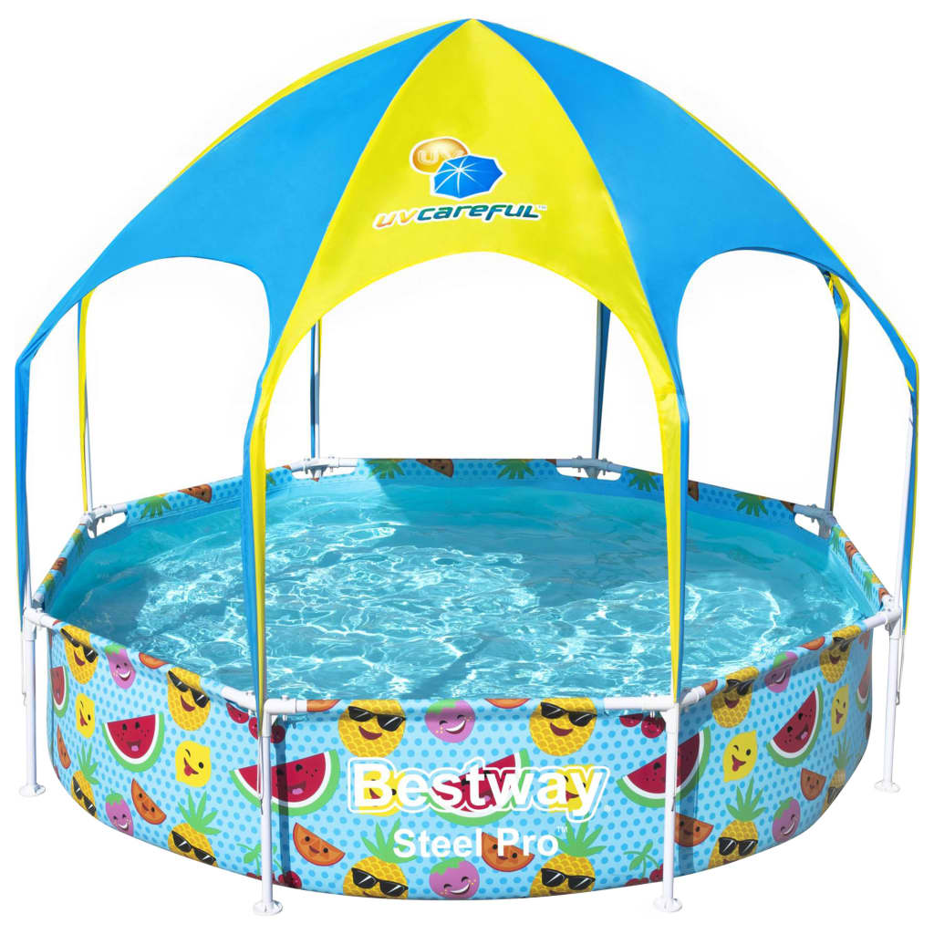 Bestway Kinderzwembad Steel Pro UV Careful bovengronds 244x51 cm van Trendy Zwembaden | Creëer jouw Trendy Thuis | Gratis bezorgd & Retour | Trendy.nl