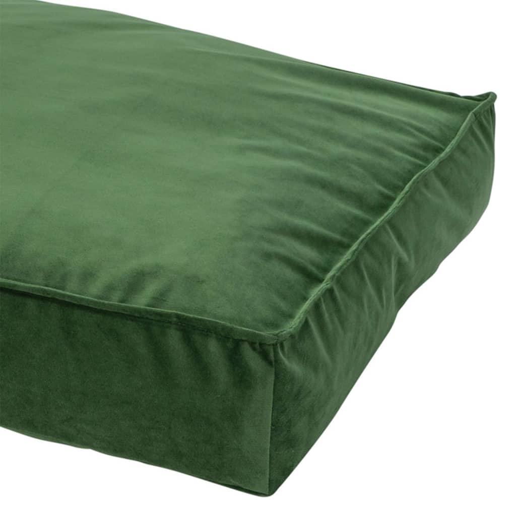 Madison Hondenkussen Velvet 100x70x15 cm groen