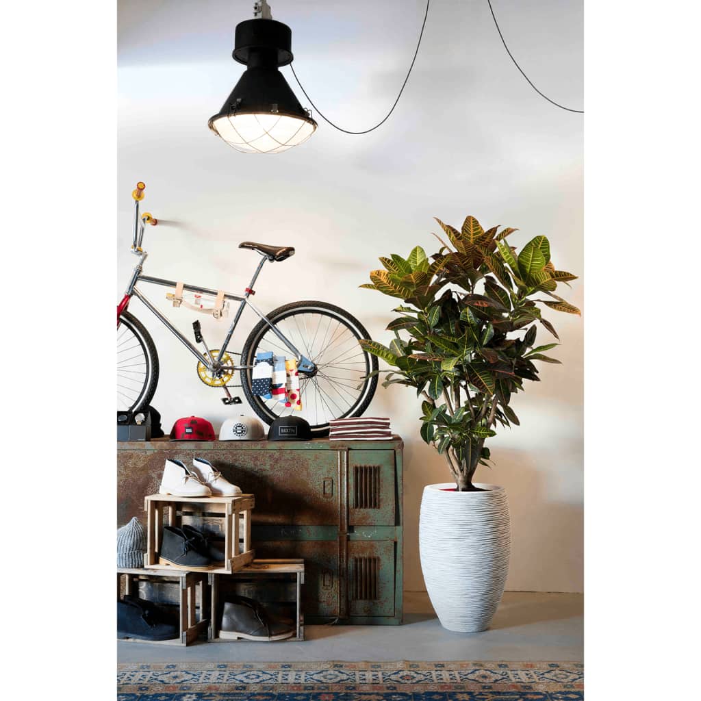 Capi Bloempot Nature Rib elegant Deluxe 40x60 cm ivoorkleur KOFI1131 Bloempotten & plantenbakken | Creëer jouw Trendy Thuis | Gratis bezorgd & Retour | Trendy.nl