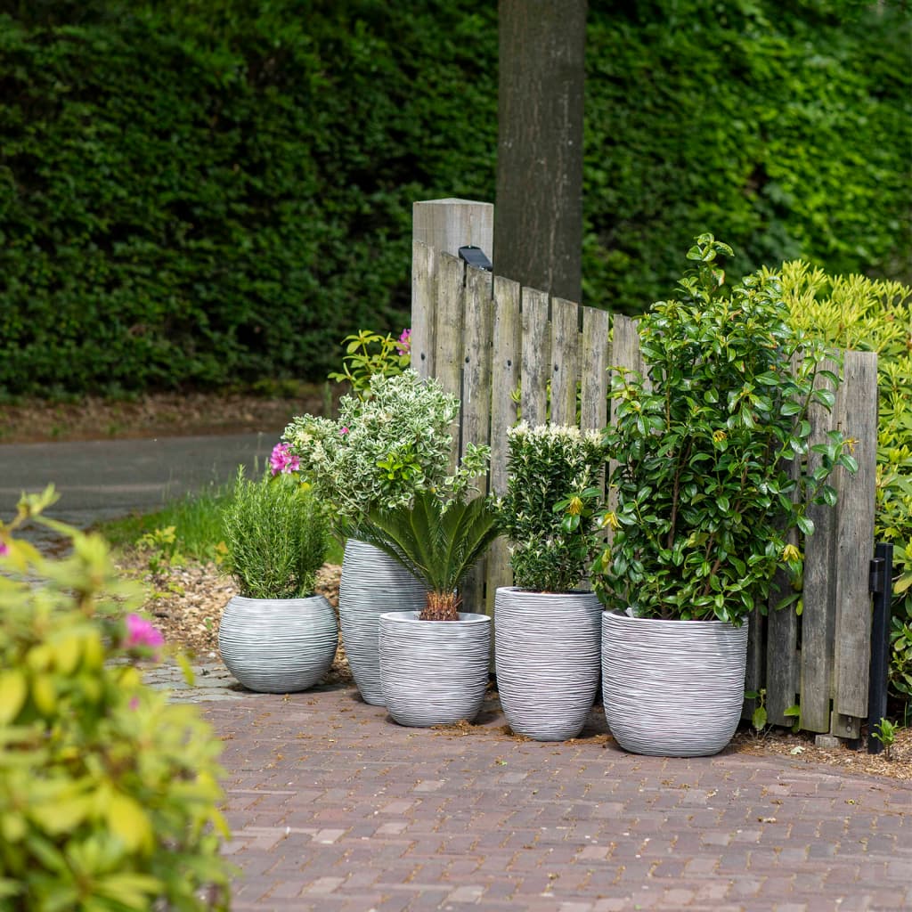 Capi Bloempot Nature Rib bolvormig 40x32 cm ivoorkleurig KOFI270 Bloempotten & plantenbakken | Creëer jouw Trendy Thuis | Gratis bezorgd & Retour | Trendy.nl