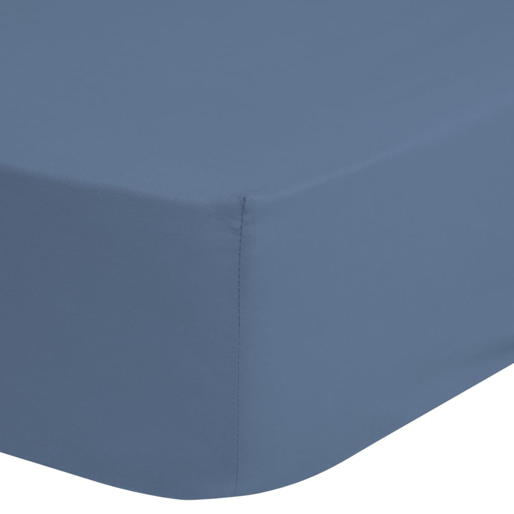 Comfortabel Good Morning Jersey Hoeslaken - 60x120 cm - in verfrissend ijsblauw